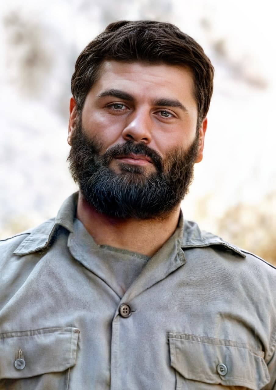 تصویر بازسازی شده باکیفیت از شهید علی اکبر حاجی پور